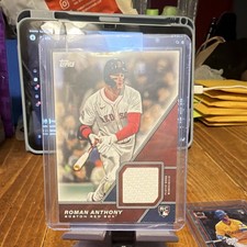 Topps 2026 Series 1 Roman Anthony Major League Material Relic Rookie MLM-RAN