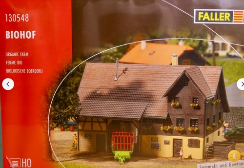 Faller 130548 H0 kit granja orgánica, patinado / granja orgánica granja leer texto | Condition: Gebraucht