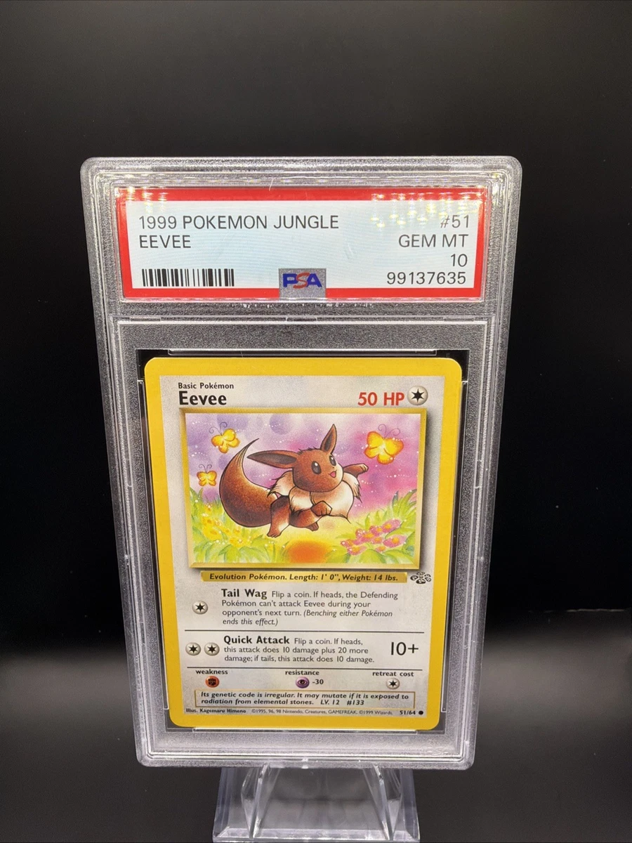 Eevee Pokémon TCG Professional Sports Authenticator (PSA) Grade 10