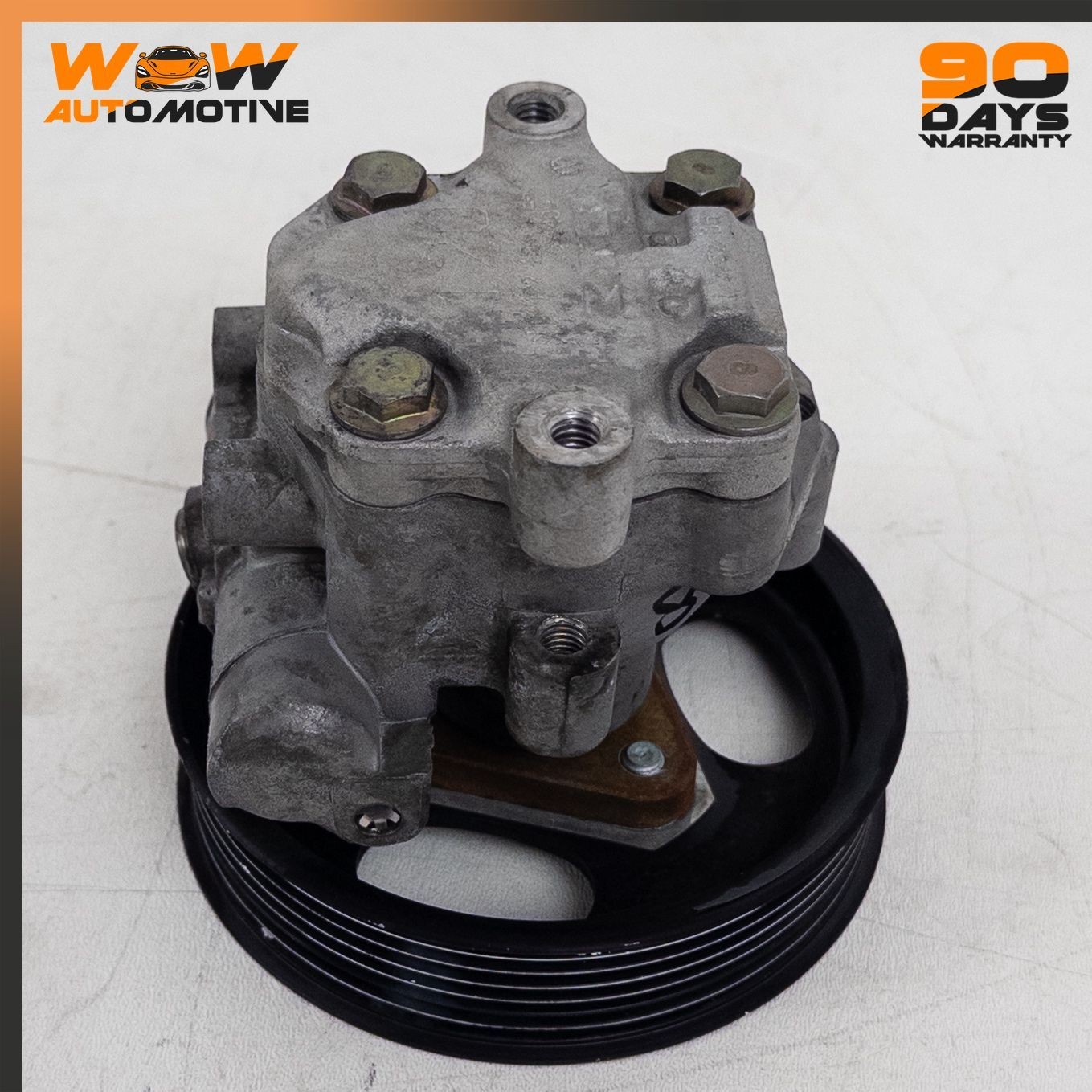 04-13 BENTLEY CONTINENTAL FLYING SPUR GTC POWER STEERING PUMP V BELT PULLEY OEM