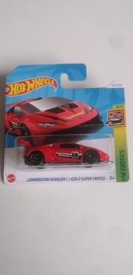 Hot Wheels, LAMBORGHINI HURACAN LP 620-2, rot, HW Exotics, 8/10 von 2024
