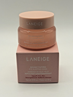 LANEIGE Bouncy & Firm Eye Sleeping Mask 20g Depuff Firm Blur K-Beauty