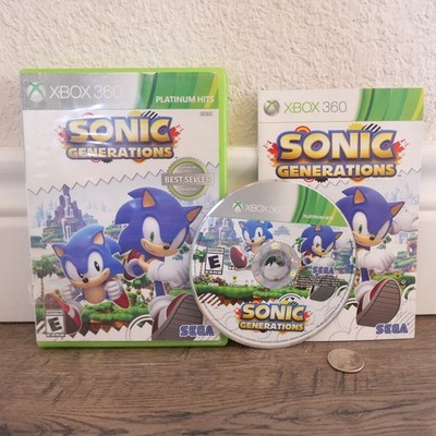 Sonic Generations (Xbox 360, 2011) Complete w/ Manual CIB Tested
