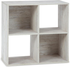 Signature Design by Ashley Paxberry Coastal 4 Cube Storage Organizer or Bookcase