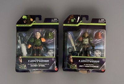 Lot of  2  -  Disney PixarLightyear Movie ,  DarbySteel  &  Izzy Hawthorne , New