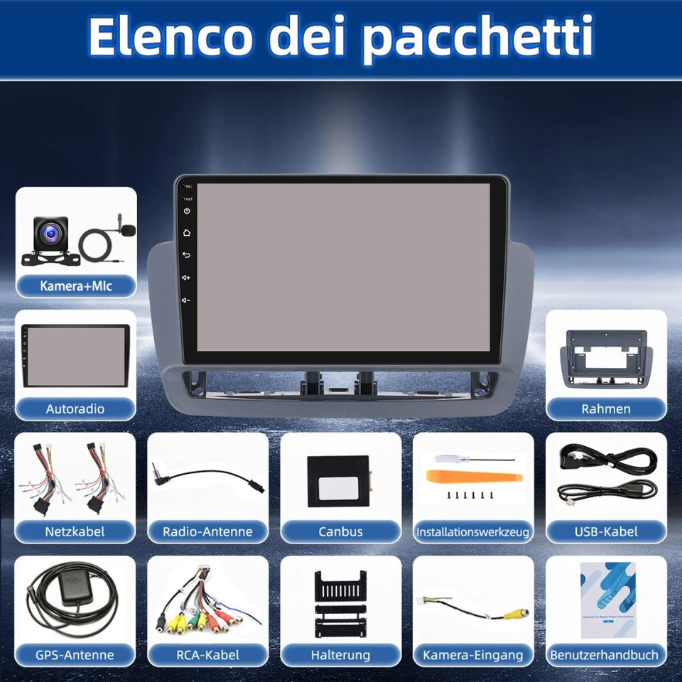 4+64GB Android 15 Autoradio Carplay GPS Navi Wifi Für Seat Ibiza IV 6J 2009-2013 - Bild 4 von 4