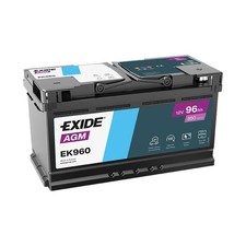 Battery For Aston Martin DB11 5.2 AMR Exide AGM 12V 96Ah 850CCA Type AGM019