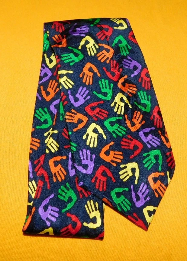 CRAYOLA BY BINNEY & SMITH CORBATA CON MOTIVO MANOS ROJO/NARANJA/VERDE - CORBATAS - CORBATAS PARA EL CUELLO Foto 2 de 3