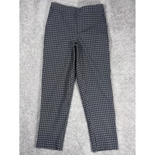 Banana Republic Hayden Pant Womens Size 2 Plaid Straight Leg Casual Office