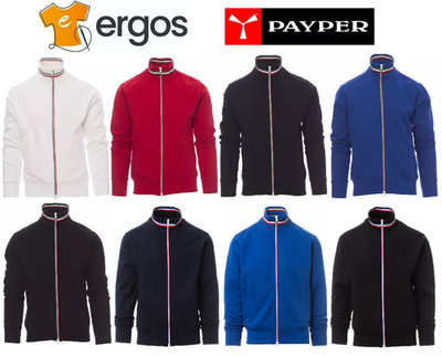 PAYPER National Men's Full Zip Sweatshirt Tricolor Flag Long Sleeve