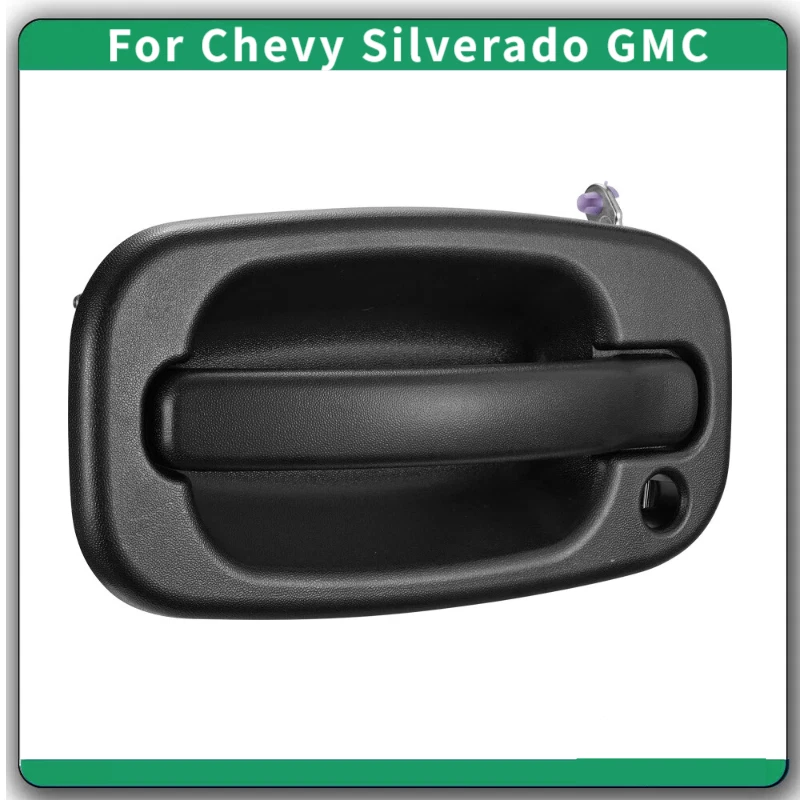 Juego De 4 Manijas Exteriores Negras Brillantes Para Chevrolet Silverado 1500/2500 (2014-2019) – Reemplazo Directo