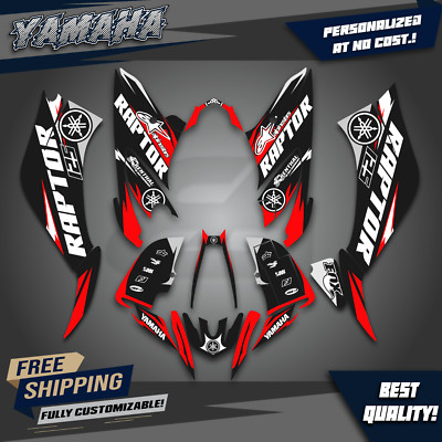 Yamaha Raptor 125 Graphics Decals Stickers Kit ATV Quad Wrap 2011 2012 2013 All