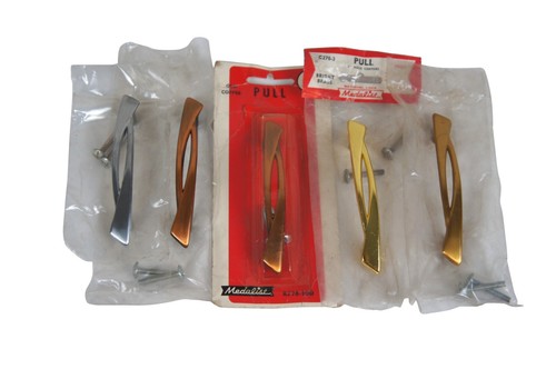 28 Mid Century Modern Assorted Drawer Cabinet Pulls National Lock Medalist - Picture 2 of 12
