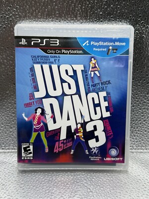 Just Dance 3 PS3 (Sony Playstation 3, 2011) Complete CIB - Tested & Works