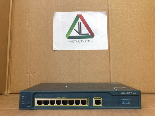 Cisco Catalyst 2940-8TT-S Cisco WS-C2940-8TT-S Switch with No Brackets (Inc VAT) - Picture 1 of 6