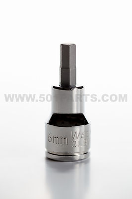 New 6mm Allen Hex Socket with 3/8'' Drive