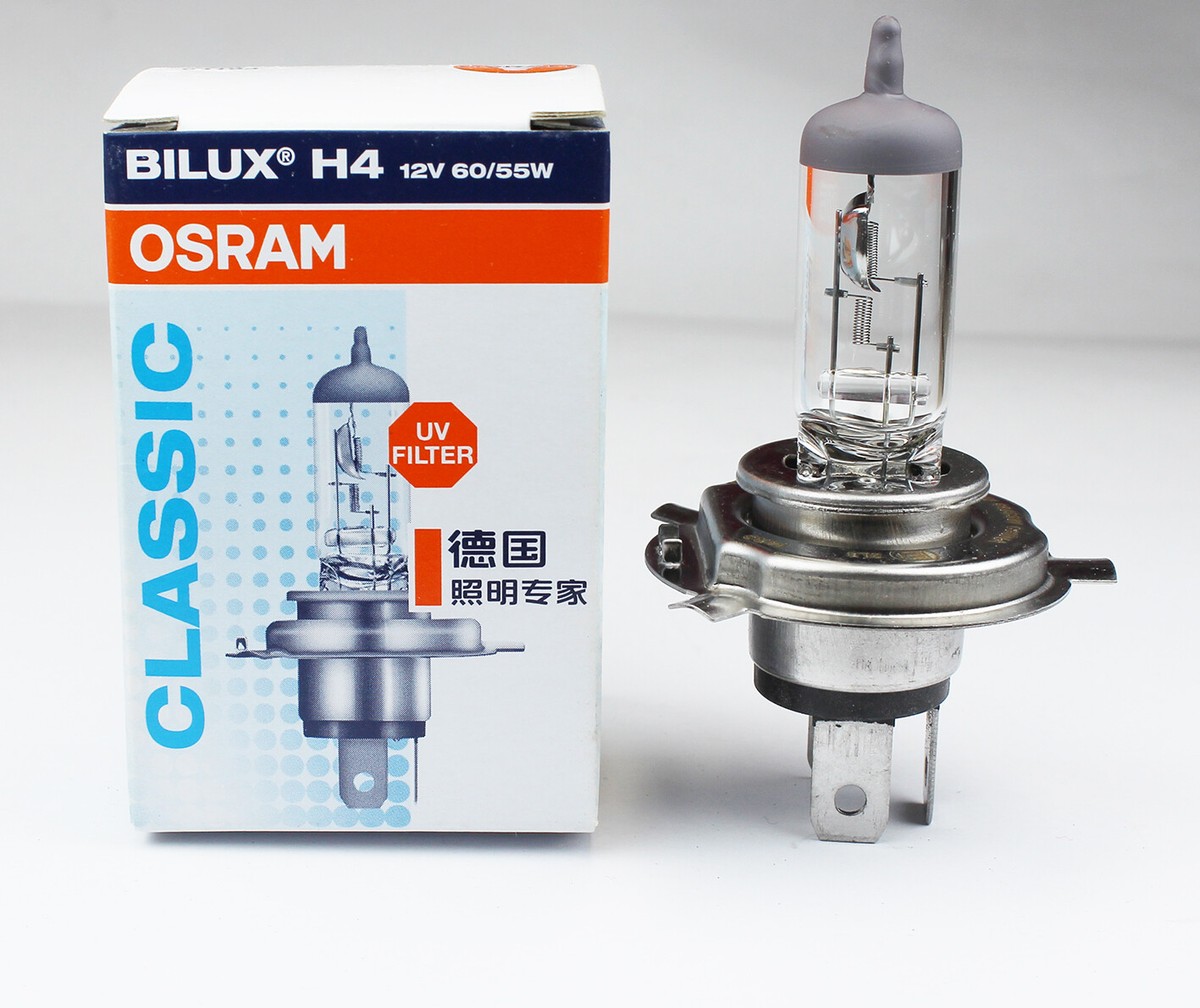 OSRAM - 12V 60/55W H4 P43T Halogen Car Headlamp Bulb 