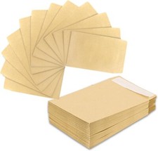 100 Pack Coin Envelopes 3.23" 4.53",Fully Sealed Seed Envelope,Fully Sealed Seed