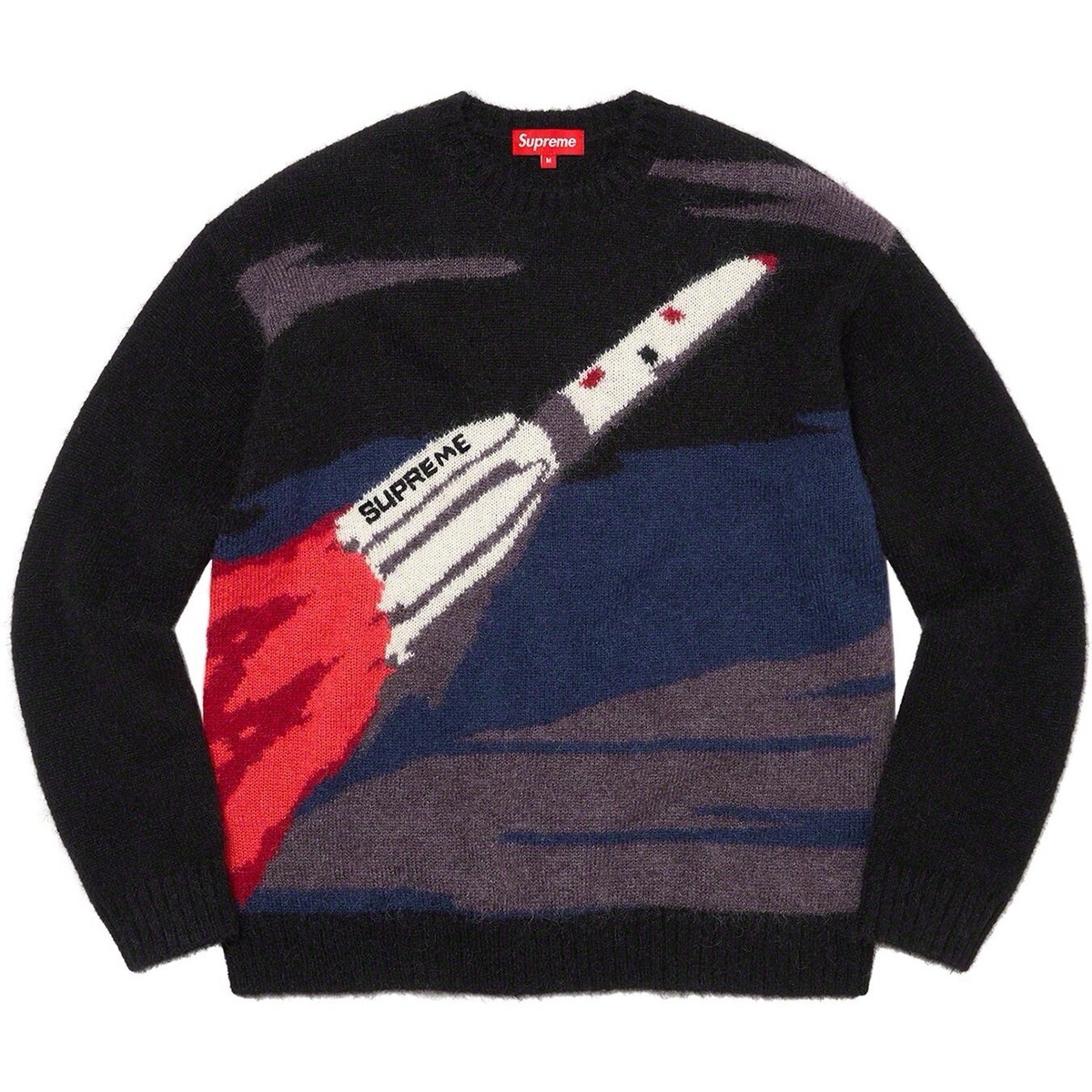 Supreme Rocket Sweater ブラック Mサイズ Supreme Rocket Sweater Large Black | In Hand | FREE DELIVERY