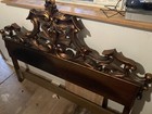 Guilted Cast, Antique 1940’s, Gesso, Hand Crafted Karges, Headboard, Furniture R — photo 3