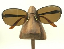 Vintage Brooks Brothers BB455-5 Bronze Metal Oval Sunglasses FRAMES ONLY