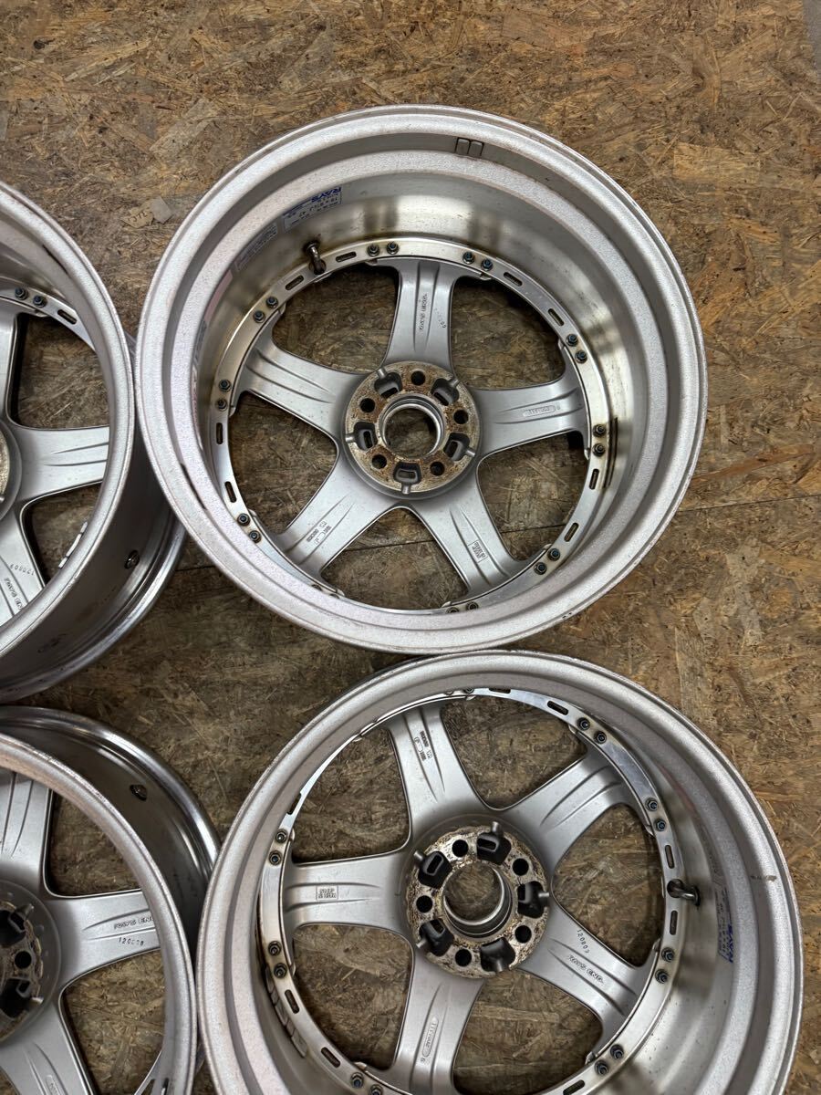 Rare RAYS Volk Racing GT-C Wheels Deep Rims 19 inch 8.5J 9.5J