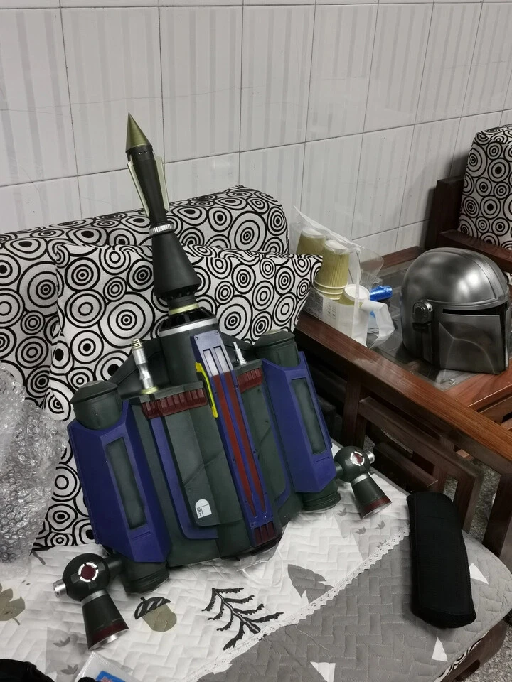 Mochila El Libro de Boba Fett Star Wars Cosplay Armadura Accesorio Accesorios Halloween Foto 4 de 4