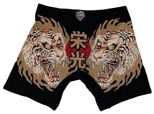 Ropa interior corta boxer con estampado gráfico para tatuaje Ed Hardy para hombre - Imagen 27 de 36
