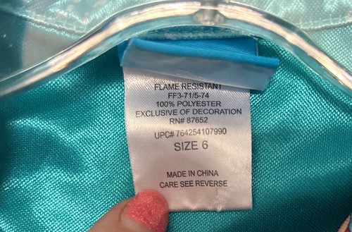 Disney Princess Little Mermaid Ariel Satiny Pajama Set Special Edition Sz 6 NWOT - Picture 5 of 12
