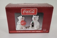 EVERYDAY GIBSON COCA COLA PLAYTIME CUBS SALT AND PEPPER SET WITH BOX