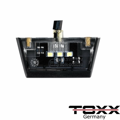 Mini iluminación de matrícula LED para moto luz de matrícula probada negra 12V - Imagen 3 de 6