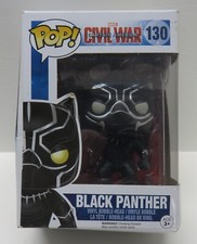 Funko POP! Marvel Capitán América Civil War #130 Pantera Negra - Caja dañada