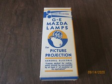 G-E Mazda Lamps for Picture Projection 750W-120V - Lot of 2 Bulbs