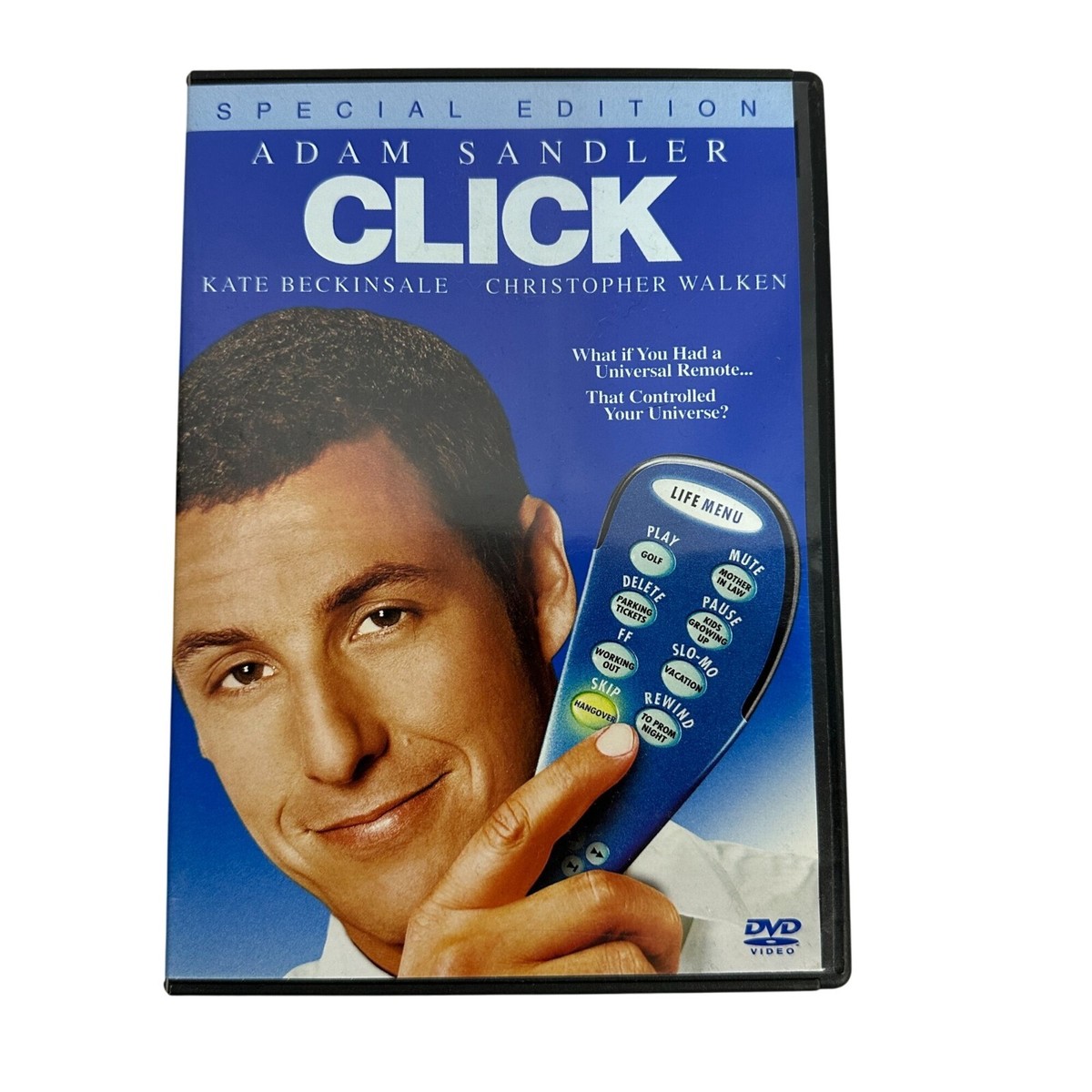 Click DVD Movie Rated PG-13 Sony Widescreen 2006 NTSC Adam Sandler