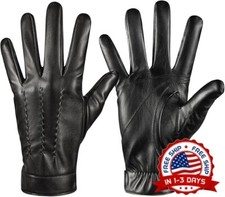 Guantes De Cuero Para Hombre Para El Frio Invierno Comodos Calientes Elegantes