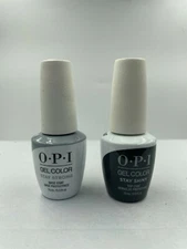OPI GelColor - Stay Strong Base Coat & Stay Shiny Top Coat Duo New Bottle 2023