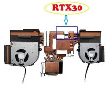 Dissipatore di calore usato X17 CPU VGA FAN per CLEVO X170KM X170KM-G RTX30 6-31-X17KN-101 100