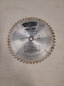 Sears Craftsman Kromedge Carbide Tipped Diameter 10" 60 Tooth 5/8" 3/4"