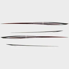 Tracker Boat Graphic Hull Decals | Red / Gray / Black Vinyl (Set of 4)