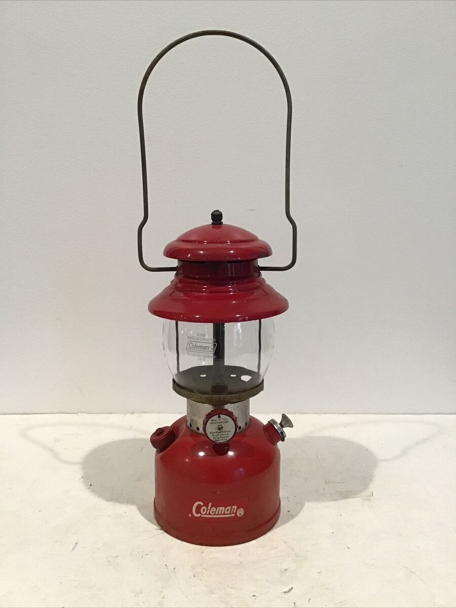 Vtg 1963 Red Coleman Lantern-200A Single Mantel-Sunshine of Vtg 1963 Red Coleman Lantern-200A Single Mantel-Sunshine of