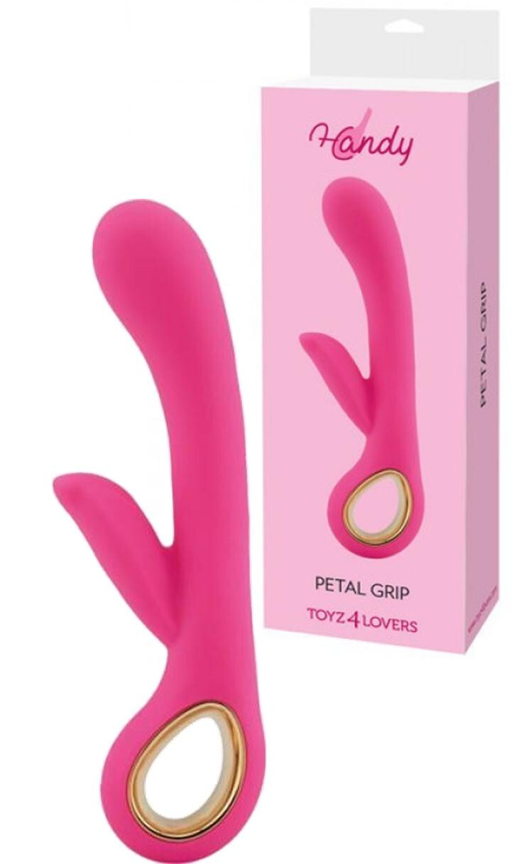 Vibratore vaginale in silicone doppio fallo vibrante rabbit stimolante clitoride
