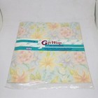 Vintage Cleo Gibson Greetings Floral Gift Wrap Sheets-Pastels-1980s-New