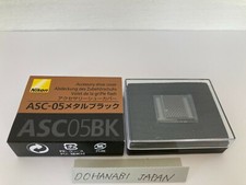 Nikon Accessory shoe cover ASC05BK Metal Black Stainless Genuine Japan F/S w/T
