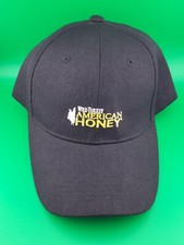 Wild Turkey American Honey Black Baseball Cap Hat One Size Fits All