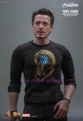 Hot Toys Mms718b 1/6 Avengers Tony Stark (Mark 7 Suit Up