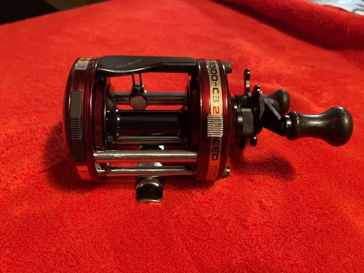 RARE Abu Garcia Ambassadeur 6500-C3 2 SPEED AUTO SHIFT 6.1:1/3.8:1  Baitcaster