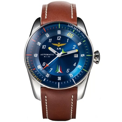 Locman Men's Watch Frecce Tricolori Automatic Limited Edition 650 Pieces