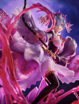 Re:Zero Rem Crystal Dress Demon Ver 1/7 Figure Japan Exclusive