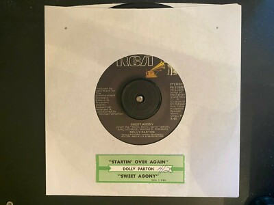 Dolly Parton SWEET AGONY/STARTIN' OVER AGAIN RCA 45 Vinyl VG/EX