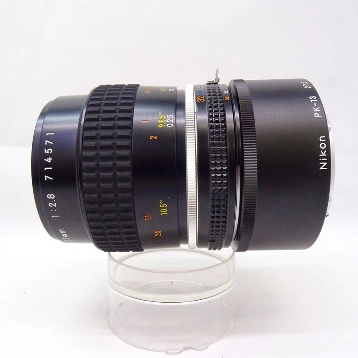 Nikon Ai Micro Nikkor 55mm F/2.8S MF Lens With PK-13 Excellent from Japan
